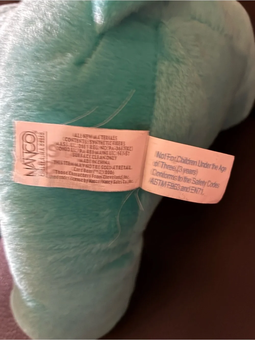 Vintage “Thanks-A-Lot-Bear” Care Bears Plush Toy - Rainbow Belly